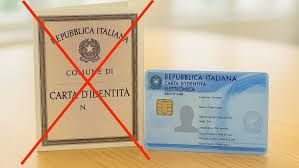 Termine validità carta d'identità cartacea